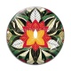 Cabochon Verre - fleur