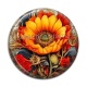 Cabochon Résine - tournesol
