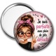 Miroir de poche - je suis parfaite avec plein de jolis défauts