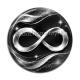 Cabochon Résine - signe infini