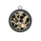 Pendentif Cabochon Argent - forme géométrique