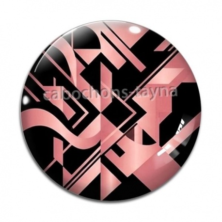 Cabochon Verre - forme géométrique