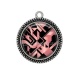 Pendentif Cabochon Argent - forme géométrique