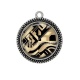Pendentif Cabochon Argent - forme géométrique