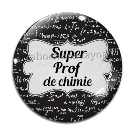 Cabochon Verre - super prof de chimie