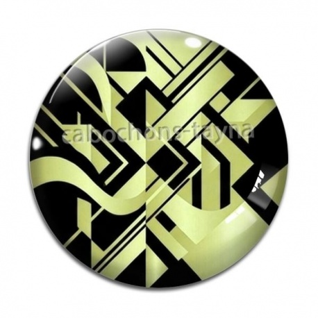 Cabochon Verre - forme géométrique