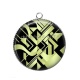 Pendentif Cabochon Argent - forme géométrique
