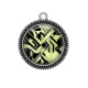 Pendentif Cabochon Argent - forme géométrique