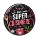 Cabochon Résine - je suis une super cuisinière