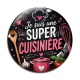 Cabochon Verre - je suis une super cuisinière