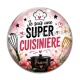 Cabochon Verre - je suis une super cuisinière