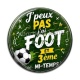 Cabochon Résine - J'peux pas j'ai foot et 3 ème mi-temps