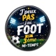 Cabochon Résine - J'peux pas j'ai foot et 3 ème mi-temps