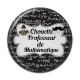 Cabochon Résine - chouette professeur de mathématique