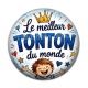 Cabochon Résine - le meilleur tonton du monde