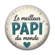 Cabochon Résine - le meilleur papi du monde