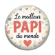 Cabochon Verre - le meilleur papi du monde