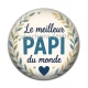 Cabochon Résine - le meilleur papi du monde
