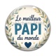 Cabochon Verre - le meilleur papi du monde