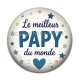 Cabochon Résine - Le meilleur papy du monde