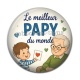 Cabochon Résine - Le meilleur papy du monde