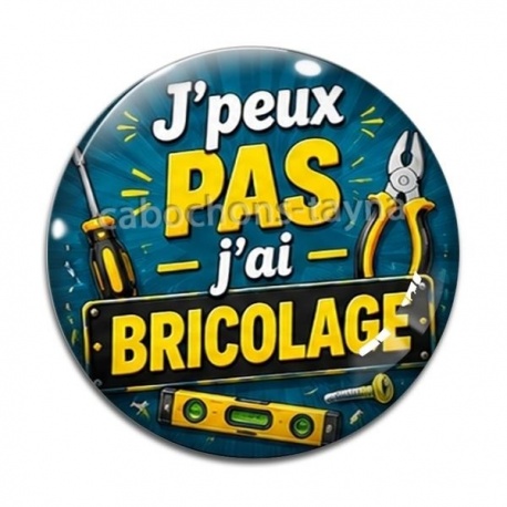 Cabochon Verre - j'peux pas j'ai bricolage