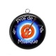 Pendentif Cabochon Argent - super prof de musique
