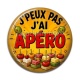 Cabochon Résine -  j'peux pas j'ai apéro