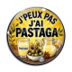 Cabochon Verre - j'peux pas j'ai pastaga