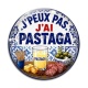 Cabochon Verre - j'peux pas j'ai pastaga