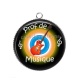 Pendentif Cabochon Argent - super prof de musique