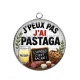 Pendentif Cabochon Argent - j'peux pas j'ai pastaga