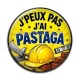Cabochon Résine - j'peux pas j'ai pastaga