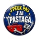 Cabochon Verre - j'peux pas j'ai pastaga