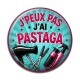 Cabochon Résine - j'peux pas j'ai pastaga