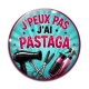 Cabochon Verre - j'peux pas j'ai pastaga