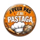 Cabochon Verre - j'peux pas j'ai pastaga