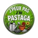 Cabochon Résine - j'peux pas j'ai pastaga