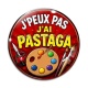 Cabochon Verre - j'peux pas j'ai pastaga
