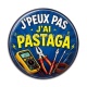 Cabochon Résine - j'peux pas j'ai pastaga