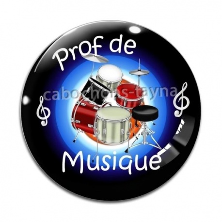 Cabochon Verre - super prof de musique