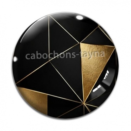Cabochon Verre - forme géométrique