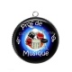 Pendentif Cabochon Argent - super prof de musique