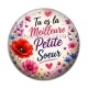 Cabochon Résine - tu es la meilleur petite soeur