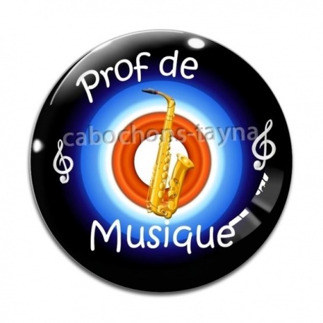Cabochon Verre - super prof de musique