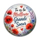 Cabochon Résine -  tu es la meilleur grande soeur