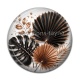 Cabochon Résine - feuille exotique 