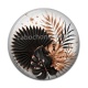 Cabochon Résine - feuille exotique 