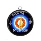 Pendentif Cabochon Argent - super prof de musique