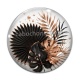 Cabochon Verre - feuille exotique 